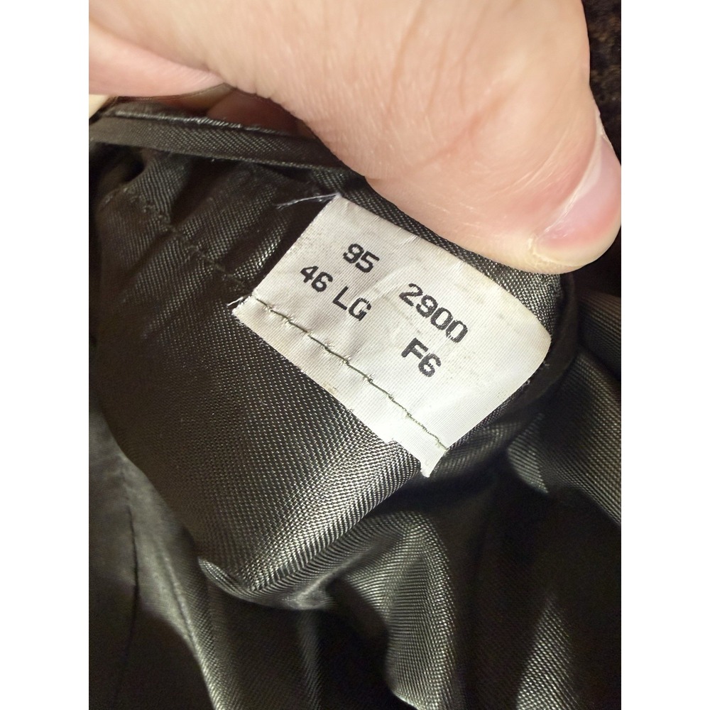 VINTAGE Brooks Brothers Blazer Size 46L Brown Houndstooth Plaid Union Wool USA - Picture 11 of 16